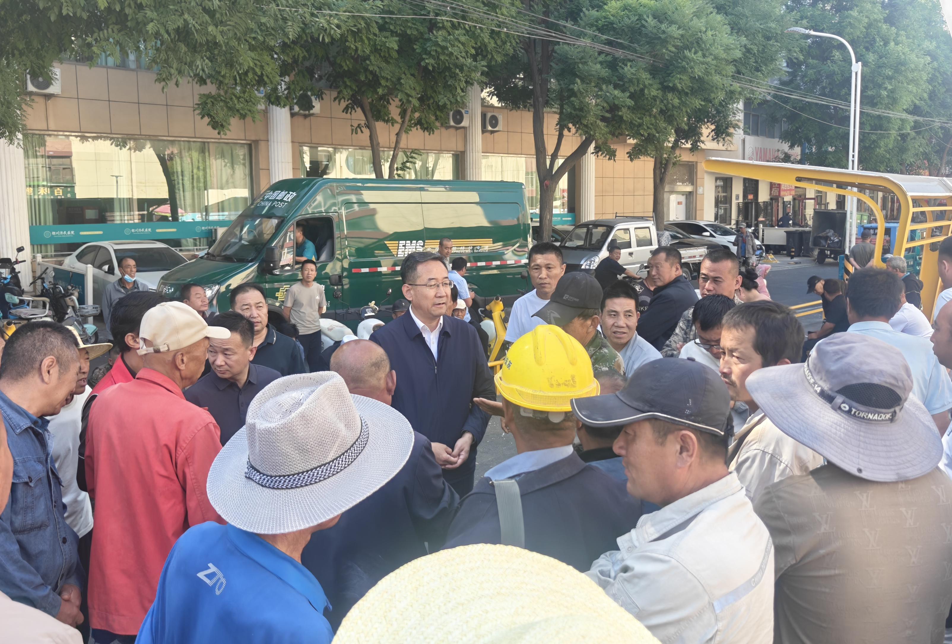 自治区人力资源和社会保障厅“四不两直”再探零工驿站（市场）